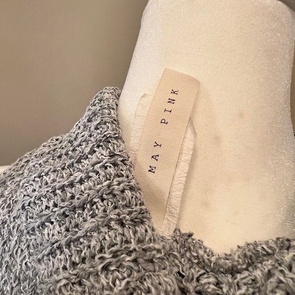 May Pink -  Tight Body Grey Dress - About 33” length - XS-S - Picture 3 of 3